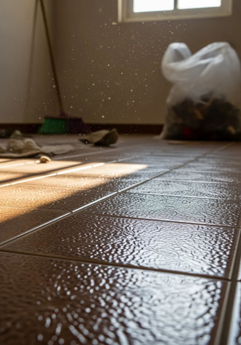 Newly finished home interior after post-construction cleaning
